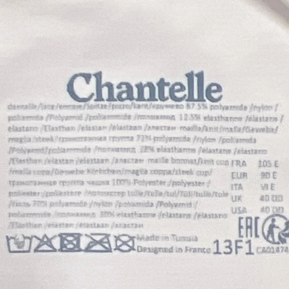 Chantelle C Magnifique Seamless Unlined Minimizer Bra 40DD Nude Lace 1891